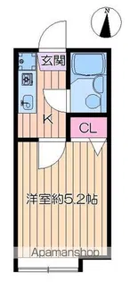ピアシティ北綾瀬A【2階】の間取り
