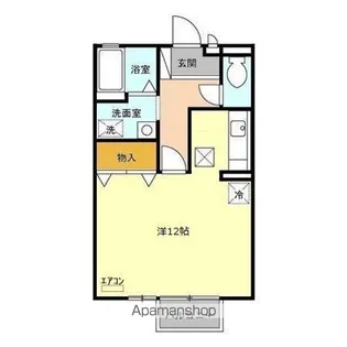 アピエ 壱番館弐番館【1階】の間取り