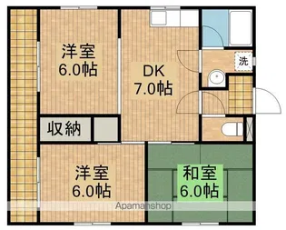 ライトマンション【2階】の間取り
