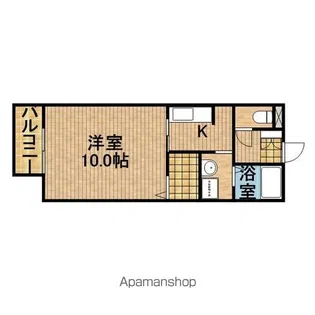 アムール飯塚【2階】の間取り
