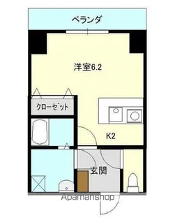 ドルフィン松縄【3階】の間取り
