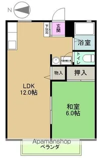 メゾンド南Ⅰ【203号室】の間取り
