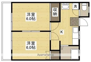ラピタ道上【102号室】の間取り
