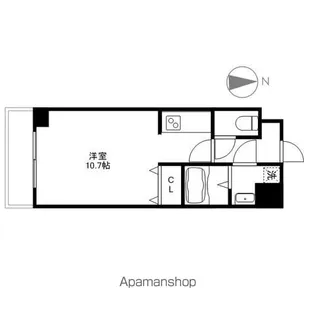 レジディア高岳【9階】の間取り
