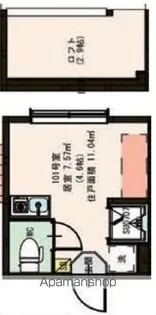 アルモニー千川【101号室】の間取り