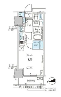 パークアクシス赤塚【4階】の間取り
