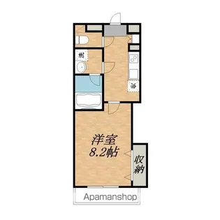 ジュエルズ BE【2E号室】の間取り