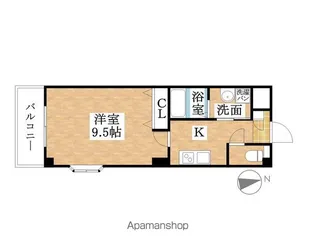 ロイヤル・コート天王【301号室】の間取り