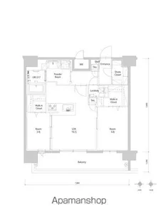 エンクレスト博多PARKSIDE【14階】の間取り