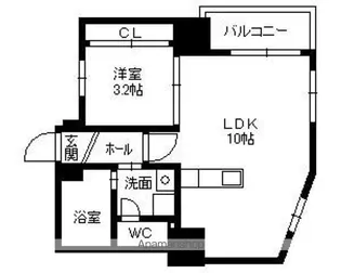 グランドゥール荒田【8階】の間取り