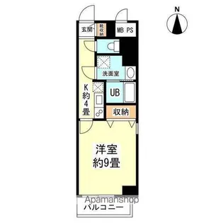プルミエール南本町【6階】の間取り