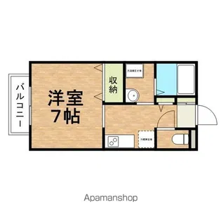 ソレアード土屋【1階】の間取り