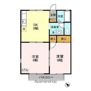 ファーストハイツ福王台【105号室】の間取り