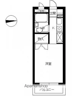 スカイコート京王多摩川【102号室号室】の間取り