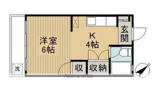 アメニティ千川【2階】の間取り