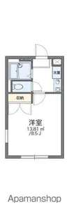 レオパレスO・Zー1【1階】の間取り