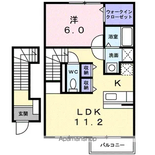グラン ベルジュ A【2階】の間取り