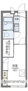 レオパレス恵夢伍番館【2階】の間取り