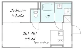 TRIAS236【5階】の間取り