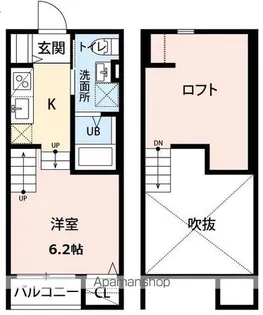 ドリテグランツ【2階】の間取り