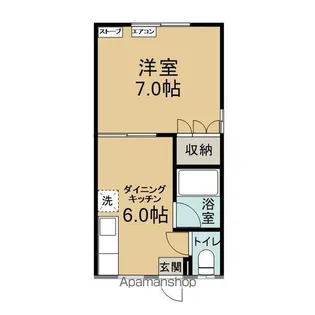 ハイムアルバトロス【101号室】の間取り