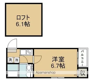 サニープラザ東仙台【1階】の間取り