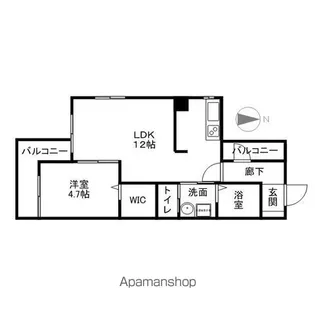 WILL鶴舞【2階】の間取り