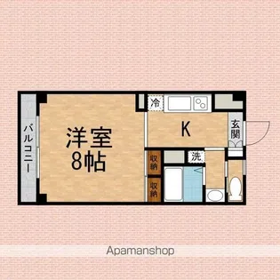 ラ・パレット【202号室】の間取り