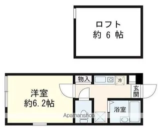 アンソレイユ【1階】の間取り