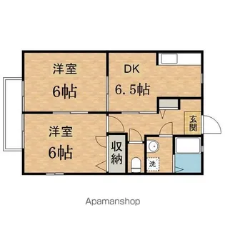 東京都日野市程久保1丁目【アパート】の間取り