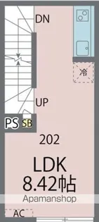カインドネス西武柳沢Ⅳ【202号室号室】の間取り
