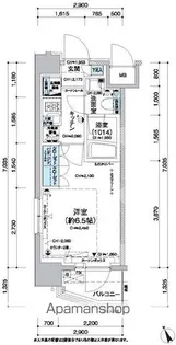レジディア蒲田Ⅴ【9階】の間取り