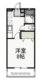 ロンサール奥田【1階】の間取り