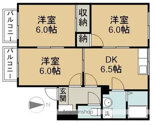 ユタカハイツ【B204号室】の間取り