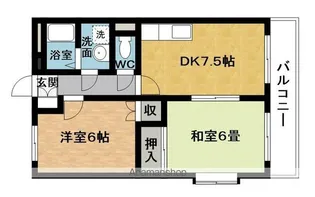 ハピネス21【1階】の間取り