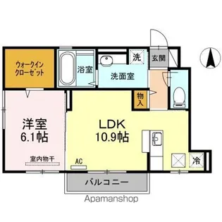 ブルームコート【1階】の間取り
