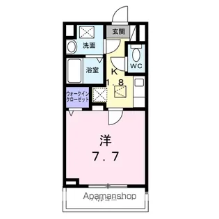 エアフォルク三ツ沢【1階】の間取り