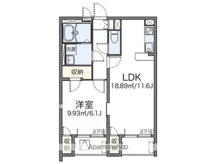 レオネクストクリサンス【3階】の間取り