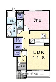エレガンシアA棟【1階】の間取り