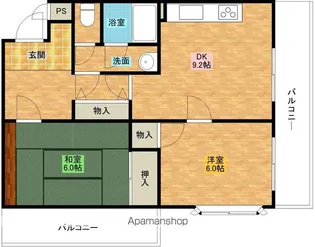 カサド・エムズ【4階】の間取り