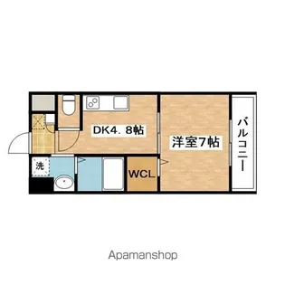 第18関根マンション【7階】の間取り