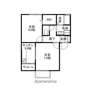 ノール・ヴィラージュⅡ【101号室】の間取り