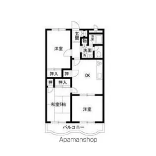 ファインドリブ【2階】の間取り