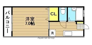コーポホームタウン【105号室】の間取り