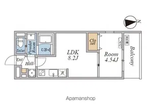 RーRESIDENCE南千束【3階】の間取り
