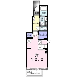 AIーHIGHTSⅡA【1階】の間取り