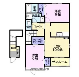 MIRAI【2階】の間取り