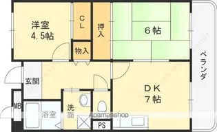 スターリングハイツ【403.号室】の間取り