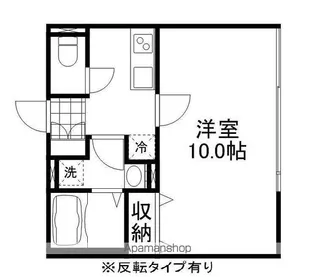 リソル長土塀【205号室】の間取り