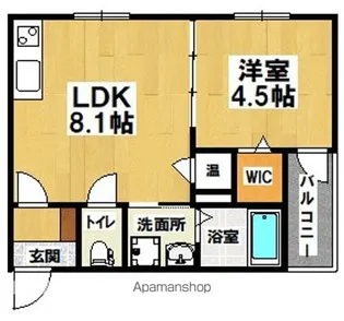 グランピア【3階】の間取り